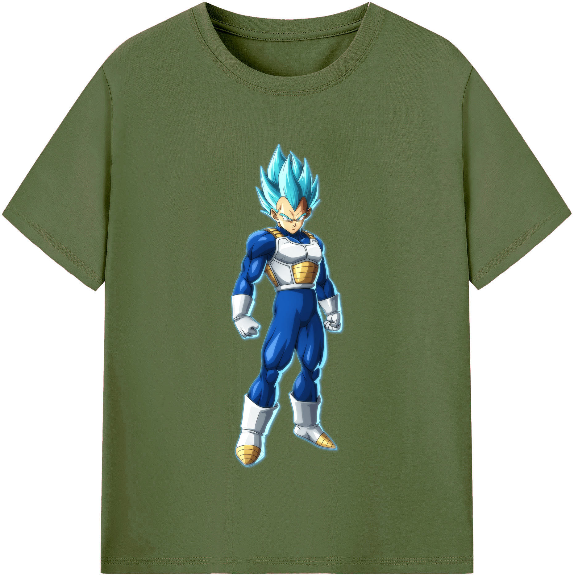 （画像用） ドラゴンボール ベジータ四世（Bejīta Yonsei）DRAGON BALL Vegeta IV 綿100％半袖Tシャツ（フロントプリント）